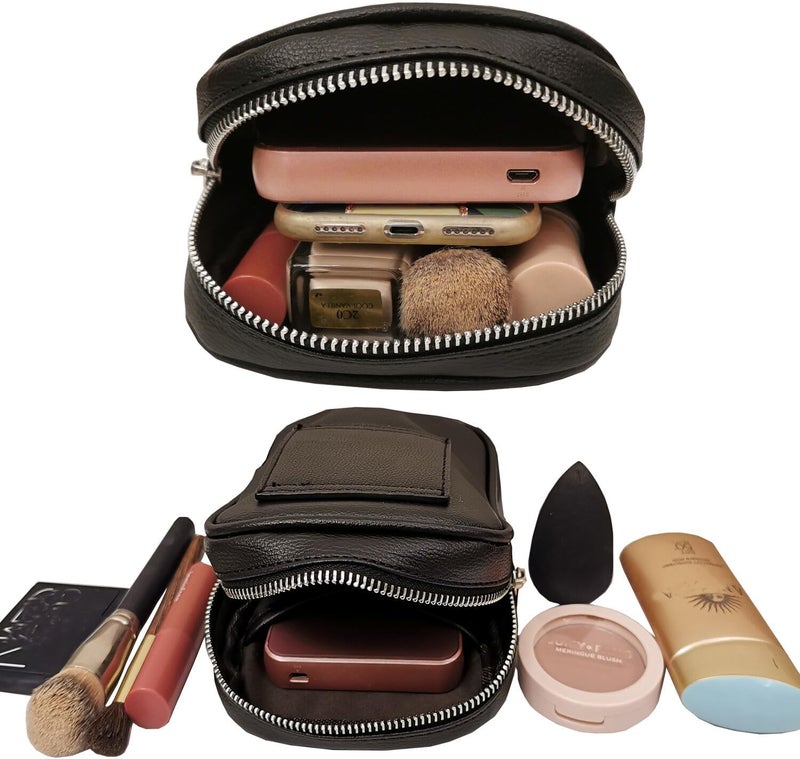 Larswon Plus Size Leg Harness Bag for Women - Synthetic Leather Thigh Pouch Hip Fanny Pack - Image 4